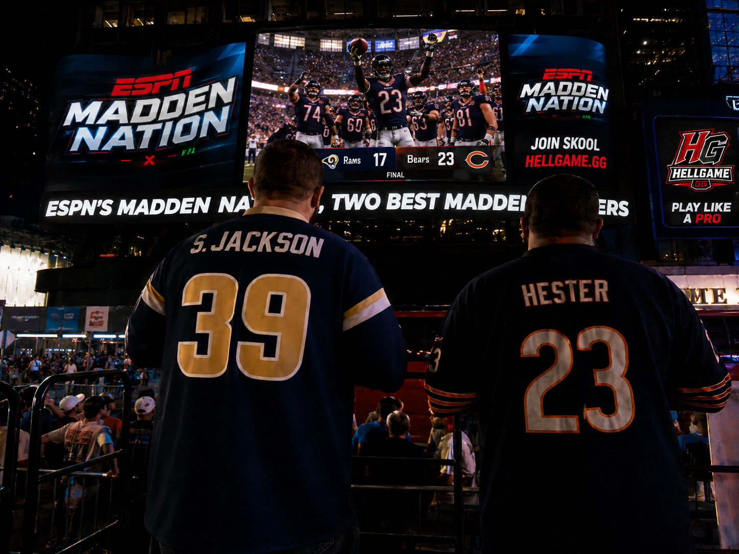 Problem and SirusTheVirus at the Madden Nation championship